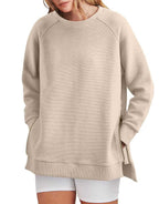 Women's Fashion Hoodie with Side Zippers