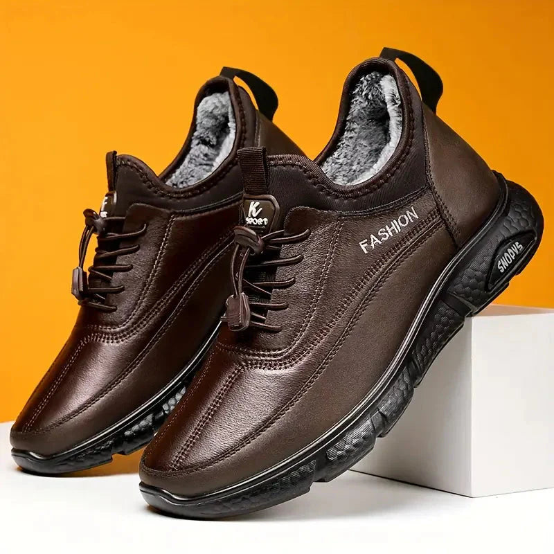 Aaron Winter Boots | Plush-Lined Hiking Shoes for Men