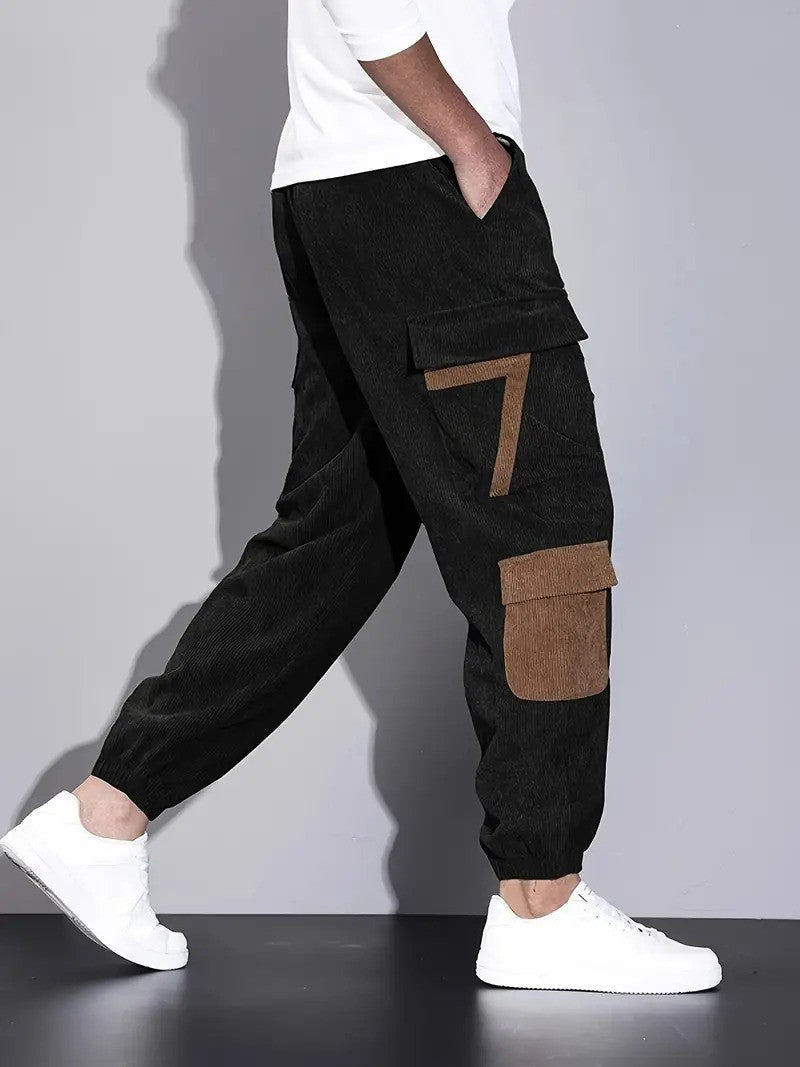 Adam Cargo Trousers | Casual Cord Trousers for Men