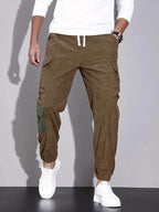 Adam Cargo Trousers | Casual Cord Trousers for Men