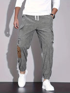 Adam Cargo Trousers | Casual Cord Trousers for Men