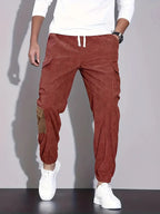 Adam Cargo Trousers | Casual Cord Trousers for Men