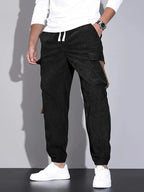 Adam Cargo Trousers | Casual Cord Trousers for Men