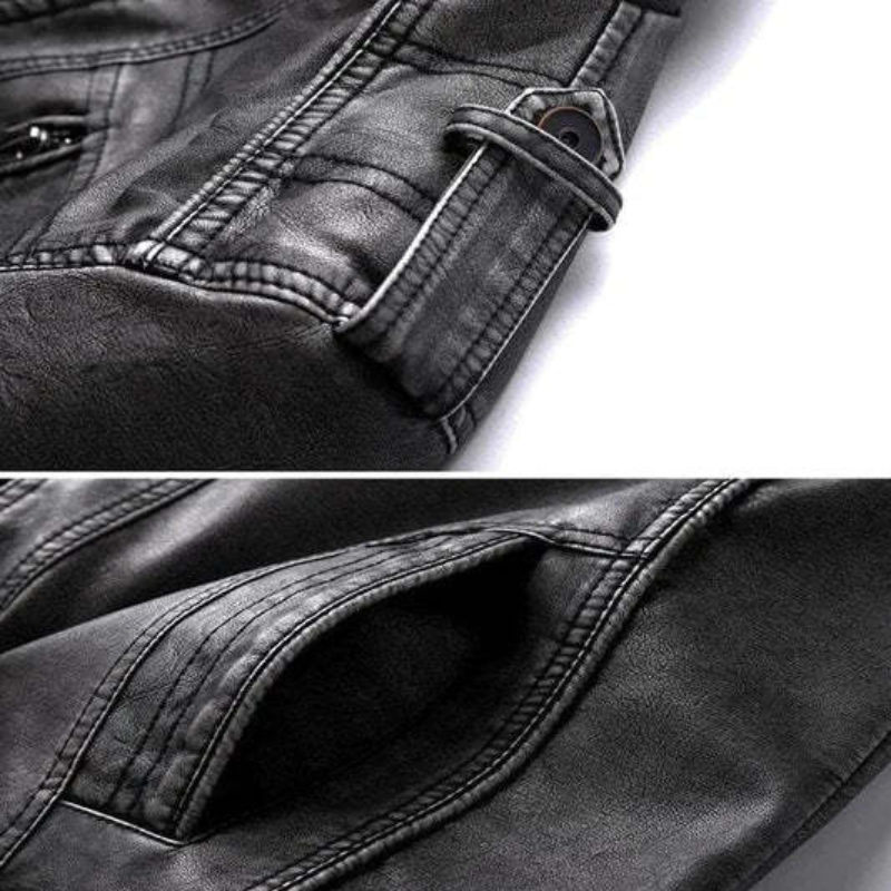 Alpha Leather Jacket Men