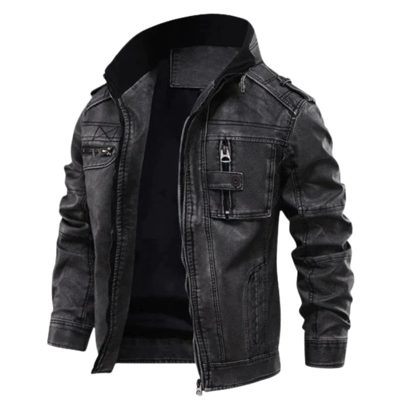 Alpha Leather Jacket Men