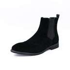 Men's Chelsea Boots with Elastic Side Inserts