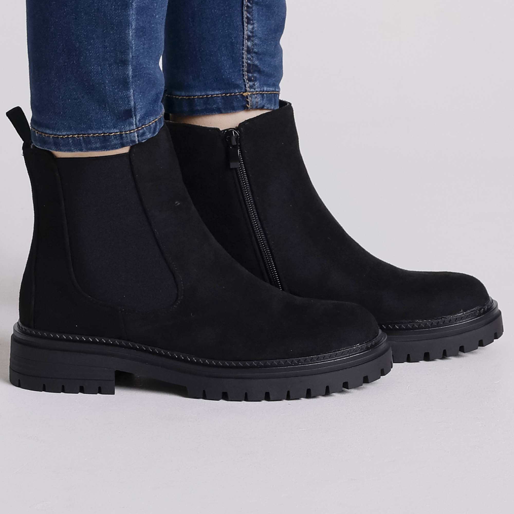 Women's Ankle Boots with Zip | Platform