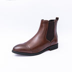 Men's Chelsea Boots with Elastic Side Inserts