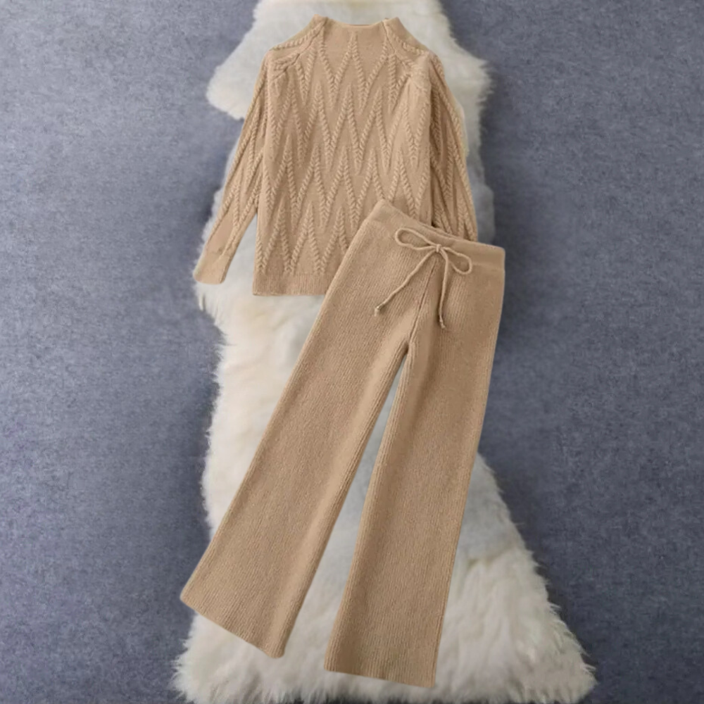 Graciela - Elegant 2-Piece Knitted Set for Women