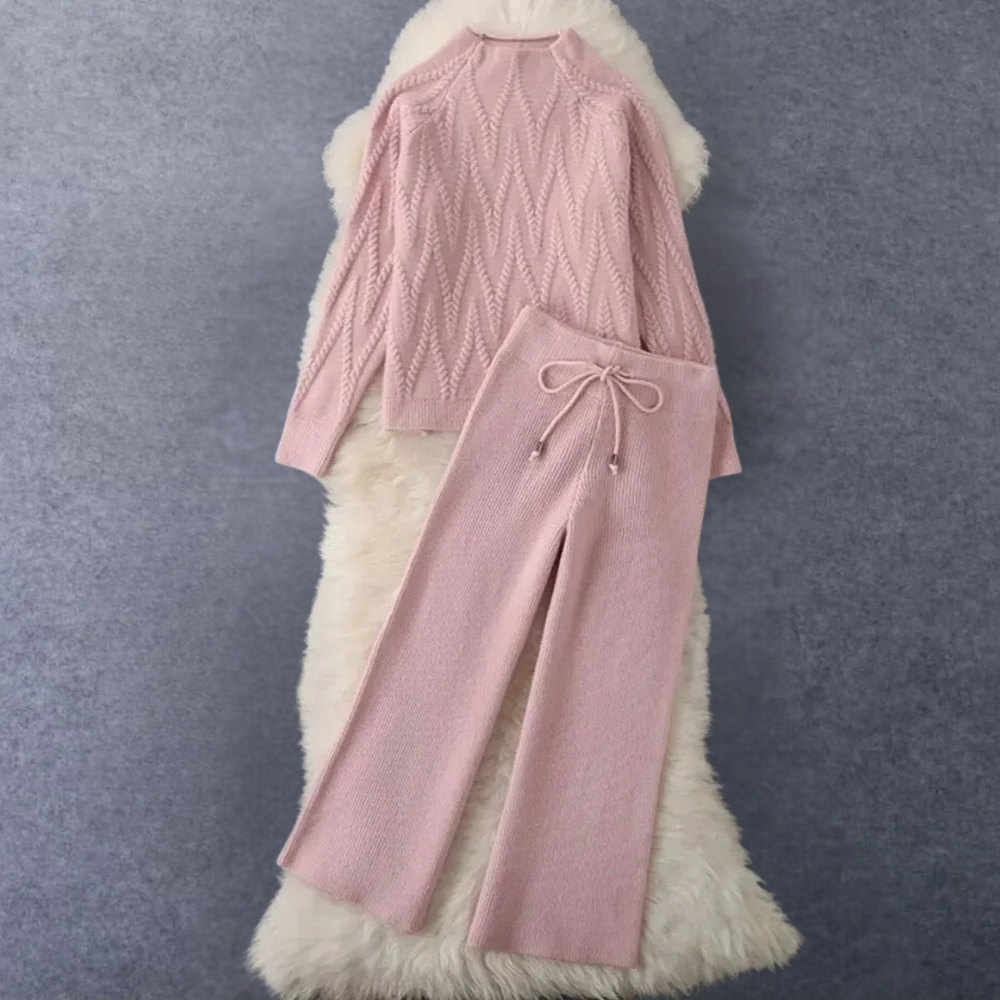 Graciela - Elegant 2-Piece Knitted Set for Women