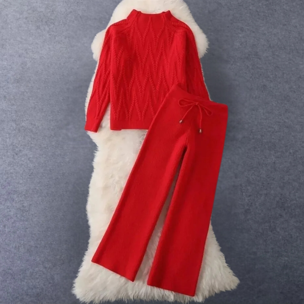 Graciela - Elegant 2-Piece Knitted Set for Women