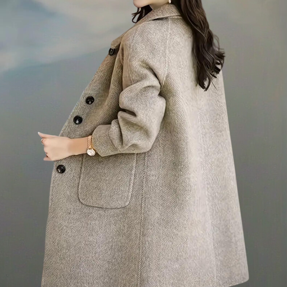Alicja - Elegant, luxurious winter coat for women
