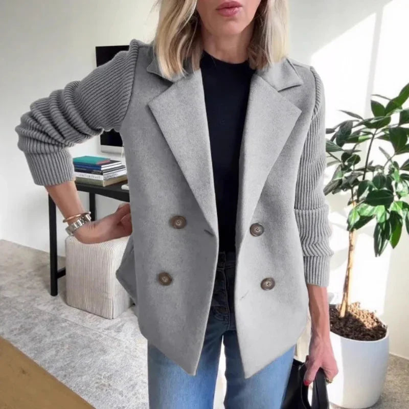 Women's Blazer – Double Knit Design, Soft & Structured
