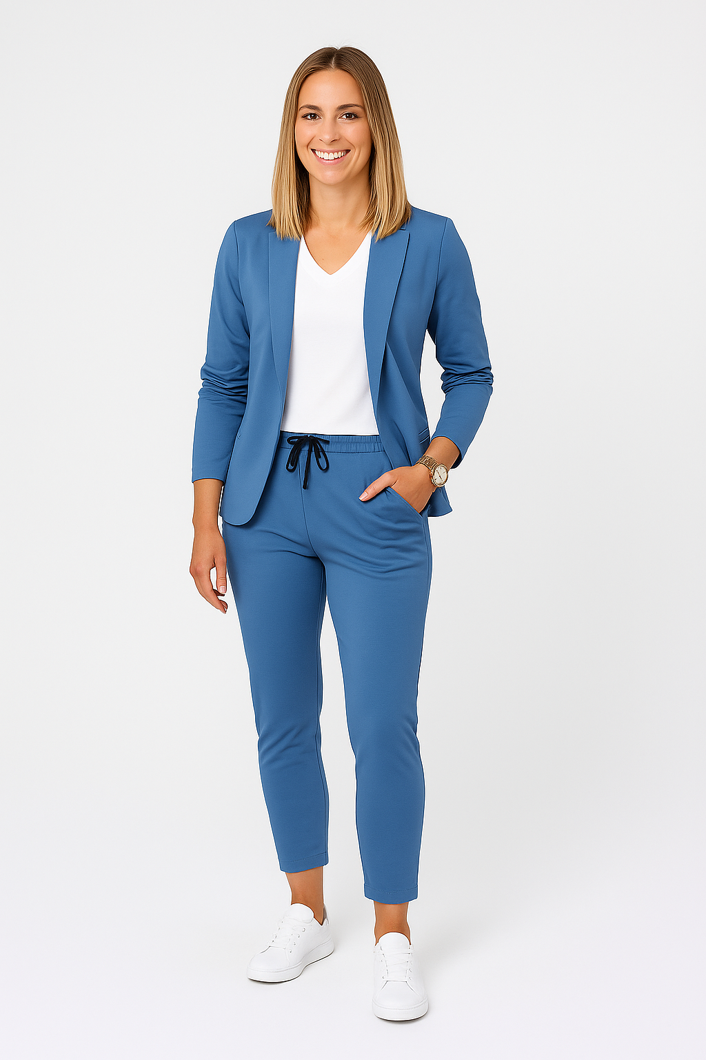 Women's Suit Set – Blazer & Trousers, Elegant & Versatile