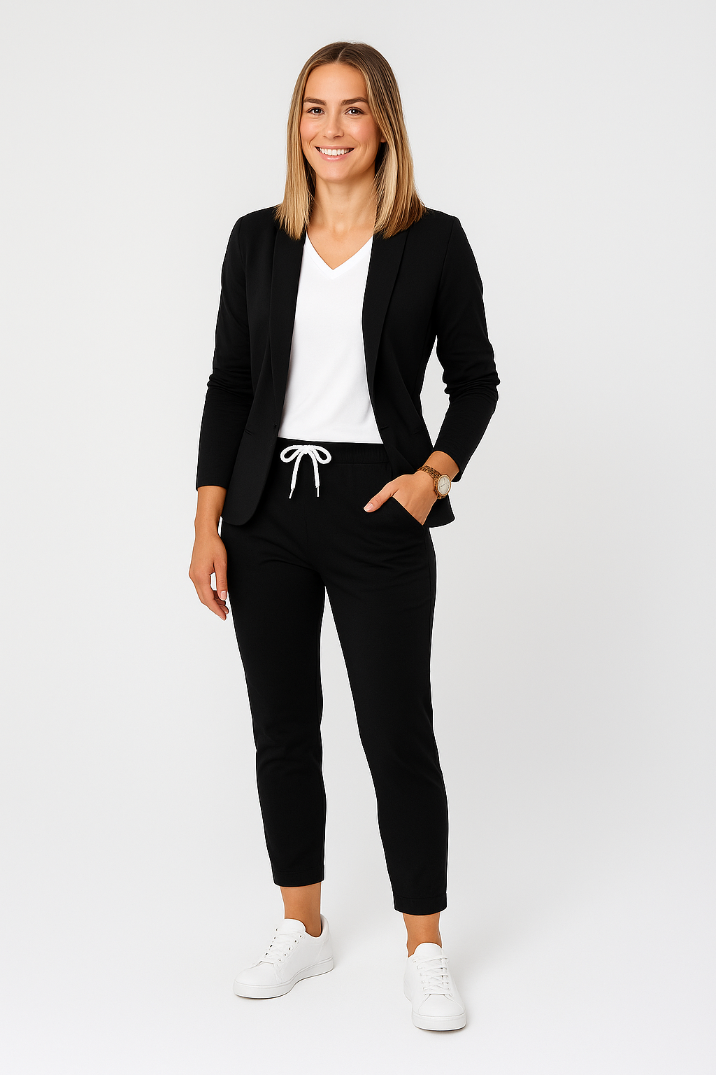 Women's Suit Set – Blazer & Trousers, Elegant & Versatile