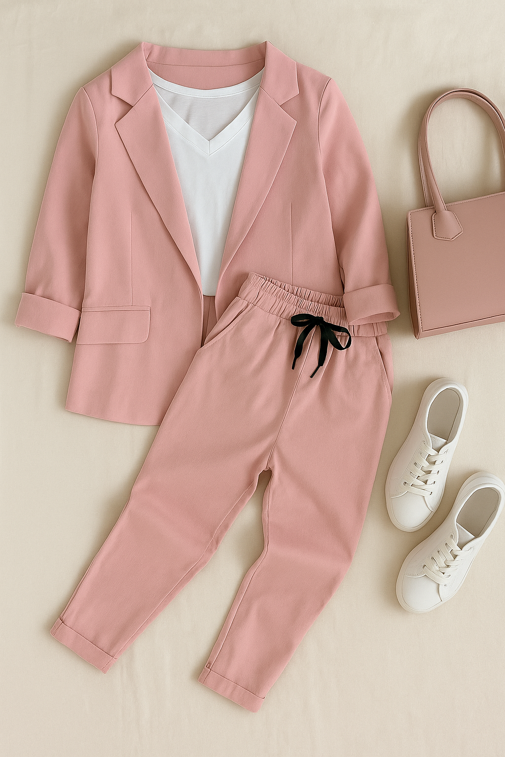 Women's Suit Set – Blazer & Trousers, Elegant & Versatile
