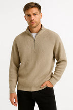 Half-Zip Sweater for Men | Versatile Look