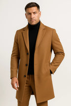 Tom | Modern Mid-Length Trench Coat Men