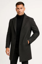 Tom | Modern Mid-Length Trench Coat Men