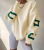 Women's Oversized Sweatshirt with Print