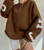 Women's Oversized Sweatshirt with Print