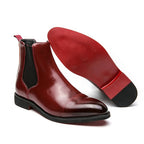 Men's Chelsea Boots with Elastic Side Inserts