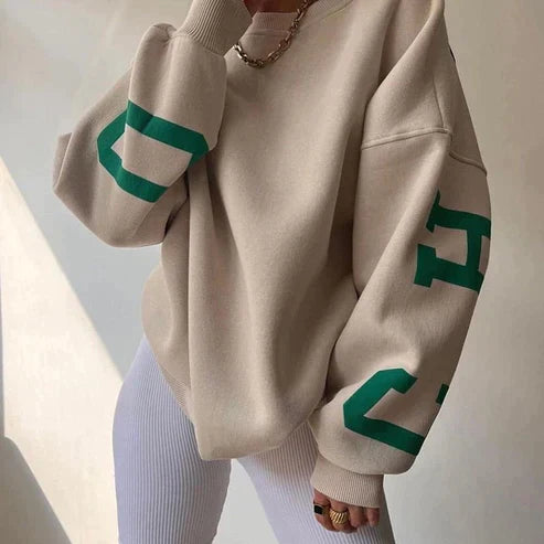 Women's Oversized Sweatshirt with Print