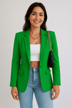 Women’s Fashion Blazer – Tailored Streetwear Chic Jacket