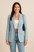 Women’s Fashion Blazer – Tailored Streetwear Chic Jacket