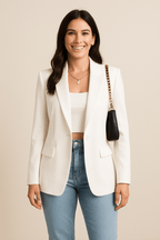 Women’s Fashion Blazer – Tailored Streetwear Chic Jacket