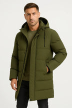 Men’s Waterproof Puffer Jacket – Insulated Winter Coat