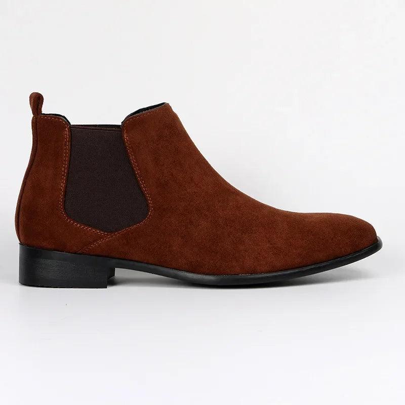Men's Chelsea Boots with Elastic Panels