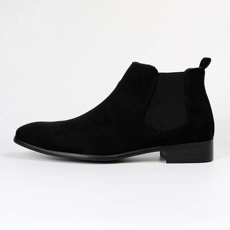 Men's Chelsea Boots with Elastic Panels