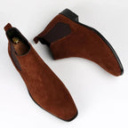 Men's Chelsea Boots with Elastic Panels