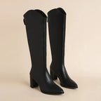 Adeline | Elegant High Boots with Pointed Toe