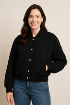 Cropped Bomber Jacket for Women | Sporty & Stylish