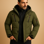 Men's Waterproof Winter Jacket with Warm Lining | Outdoor-Ready Design